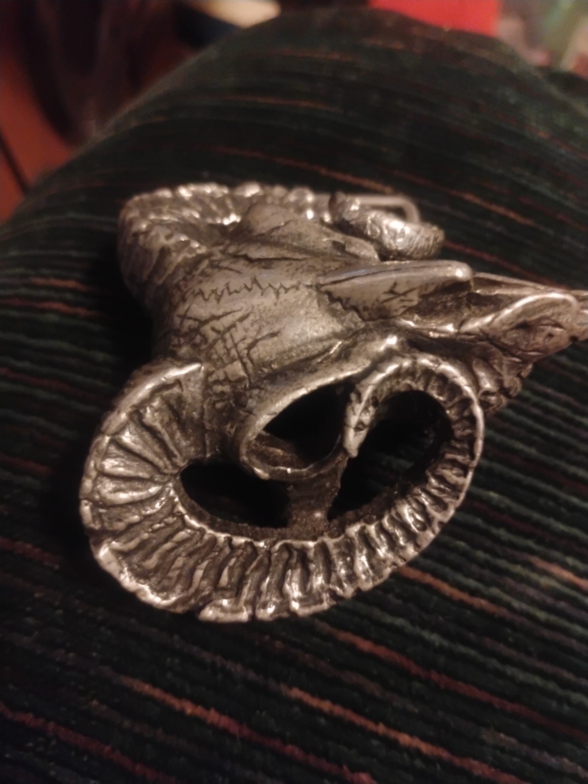 Ram Skull Belt Buckle