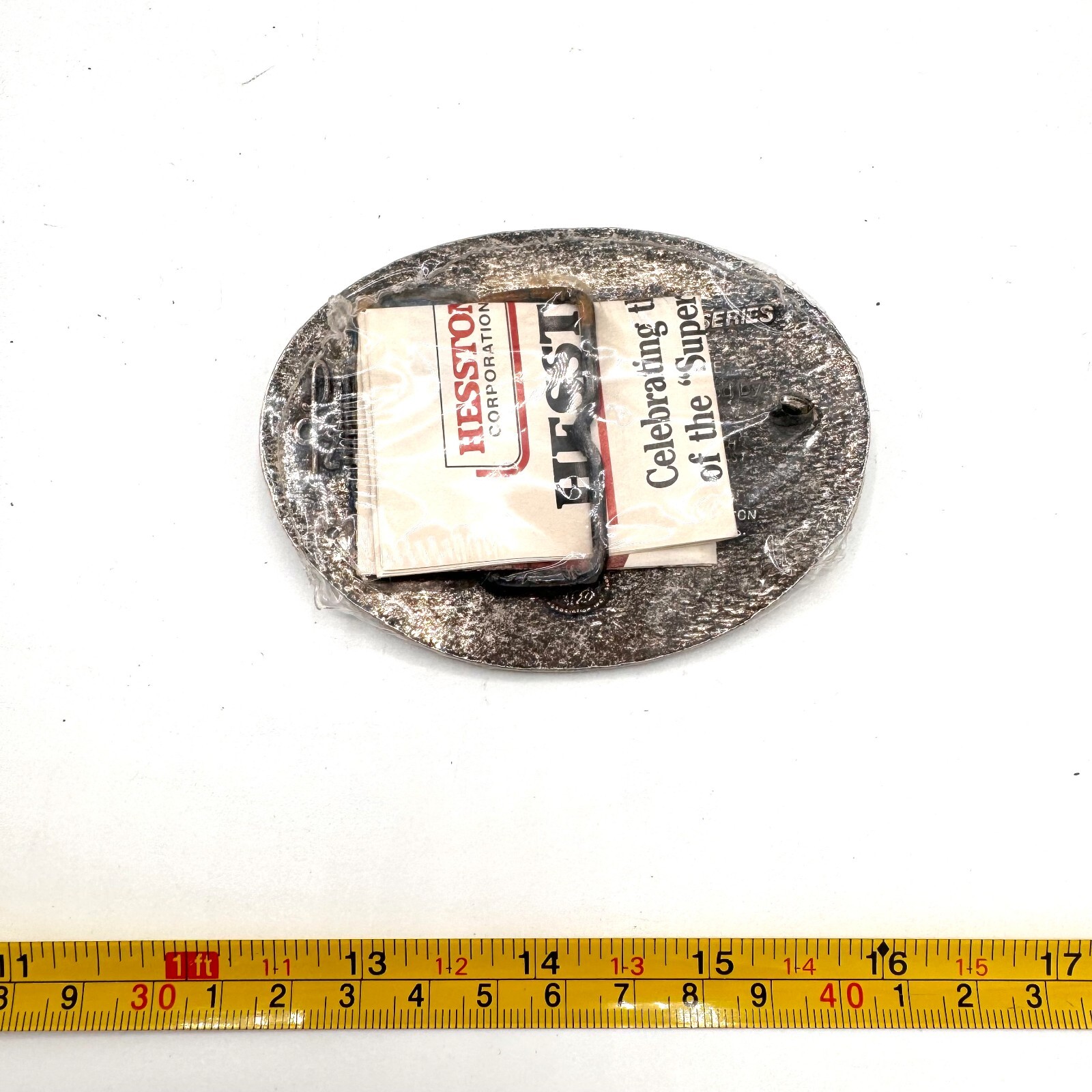 NFR Hesston Metal Belt Buckle 1984 Fellows New Sealed