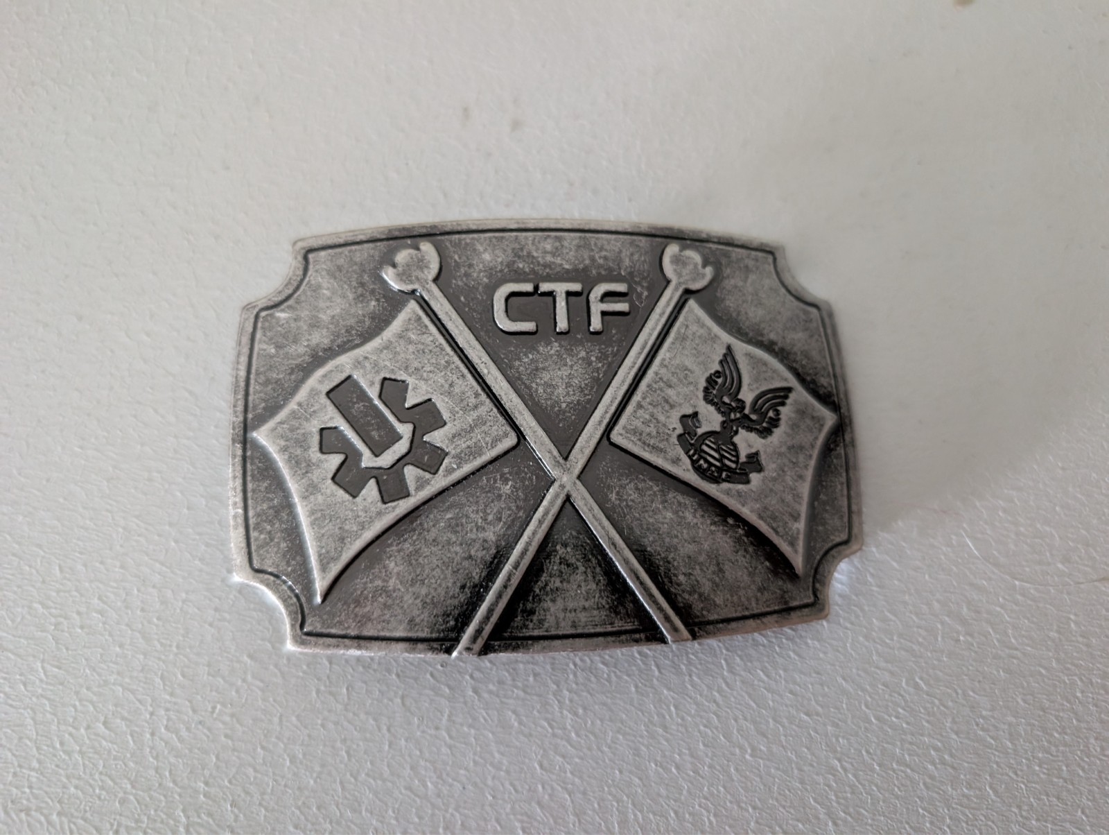 HALO 3 CTF CAPTURE THE FLAG BELT BUCKLE Slightly Used