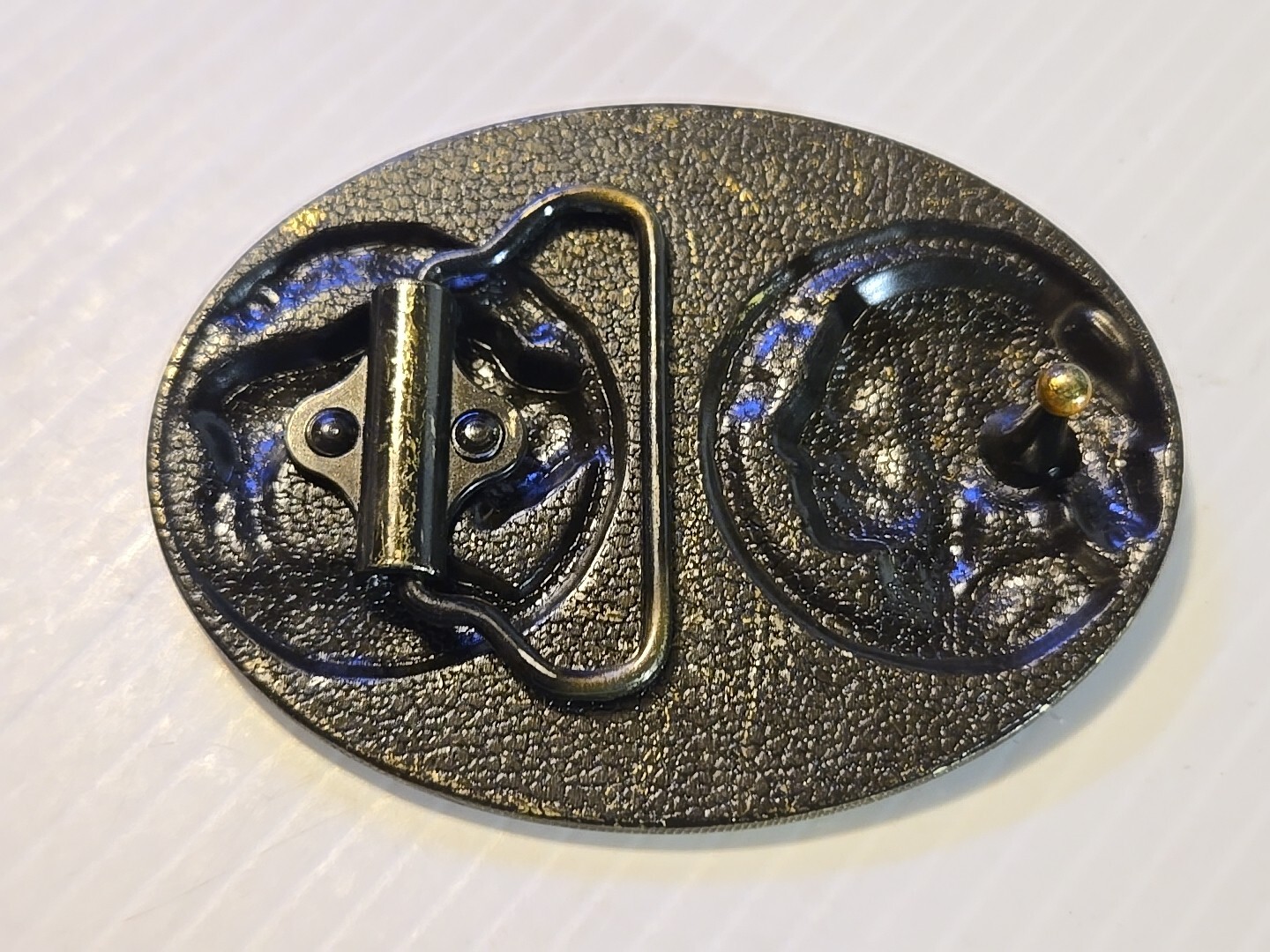 WESTERN BUFFALO NICKEL 5 CENTS Metal Belt Buckle (BRASS LOOKING)