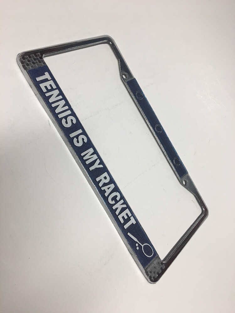Tennis is My Racket License Plate Frame