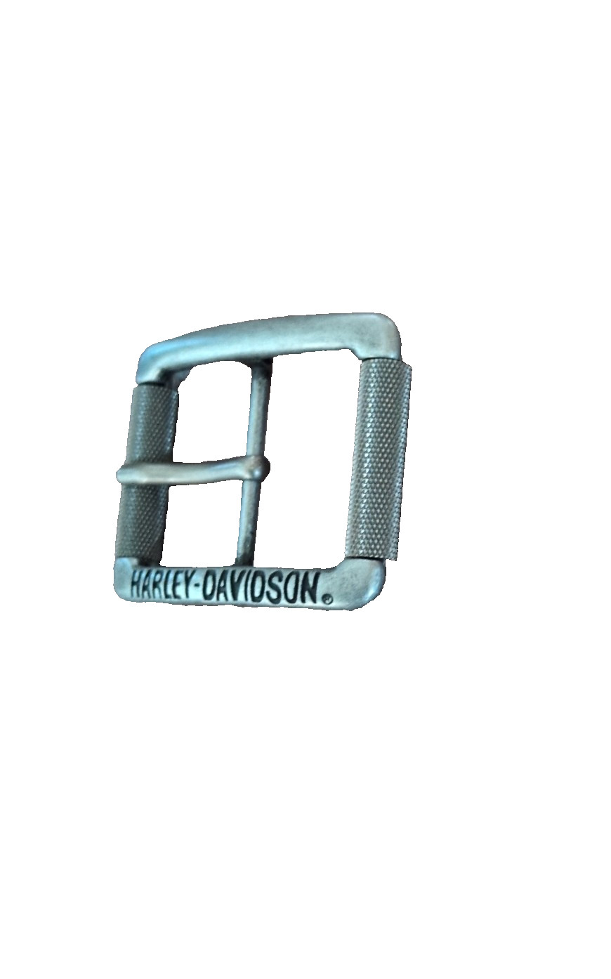 Harley Davidson Belt Buckle Nickel Silver Tone Motorcycles Bike Square