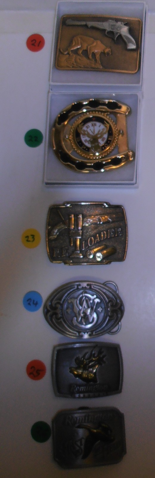 66 Vintage Men&rsquo;s Belt Buckles (You Choose) Most Never Worn