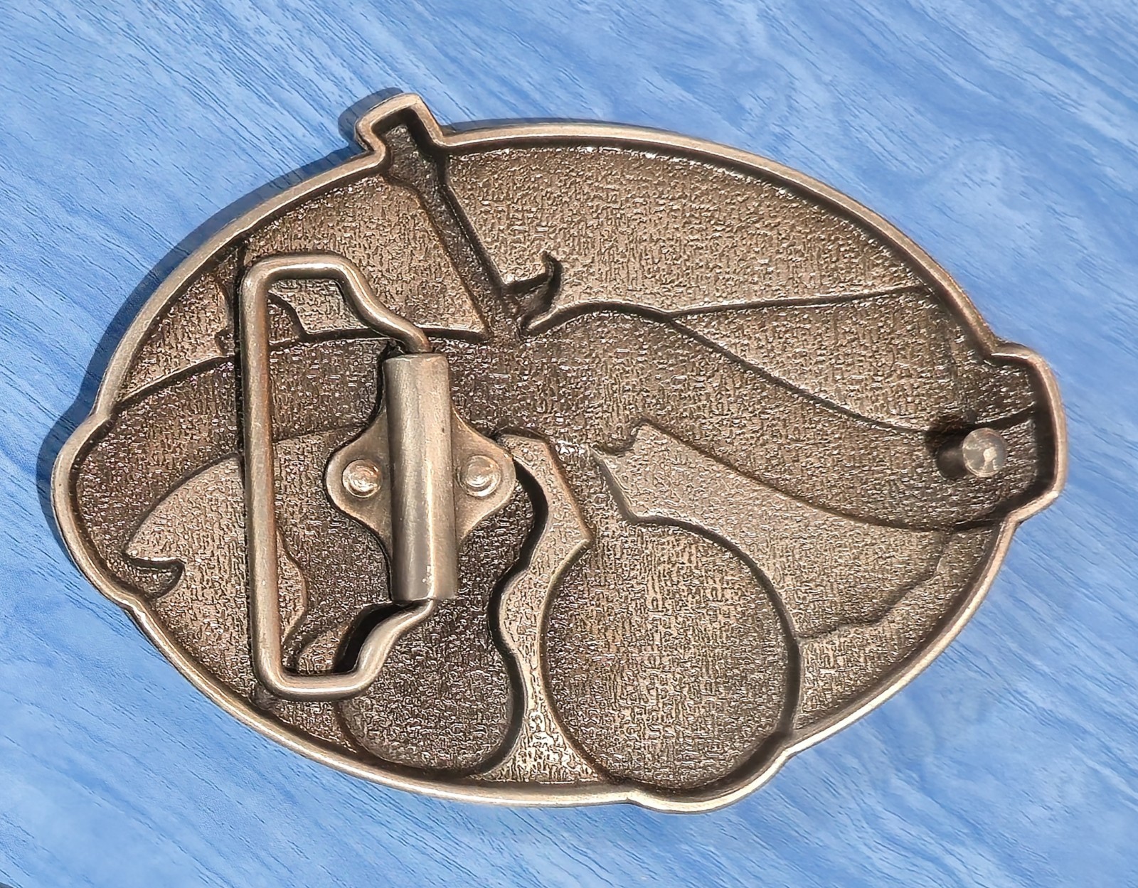 BELT BUCKLES Country Music Bluegrass Instruments Banjo Fiddle Oval NWOT Box!