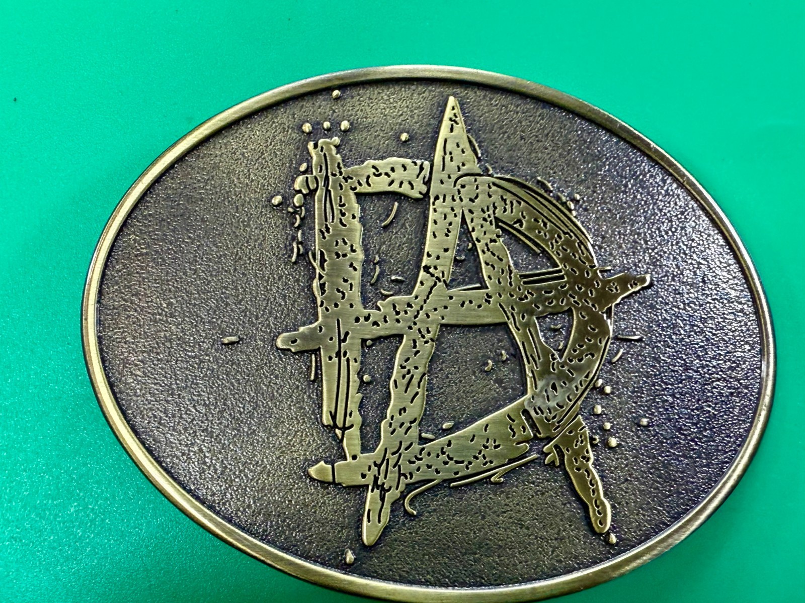 2016 WWE Wrestling Dean Ambros Lootcrate Exclusive Vintage Belt Buckle