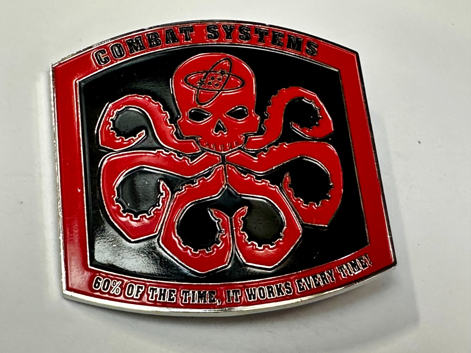 Combat System 60% Of Time It Works Every Time Military Army Us Dod Belt Buckle