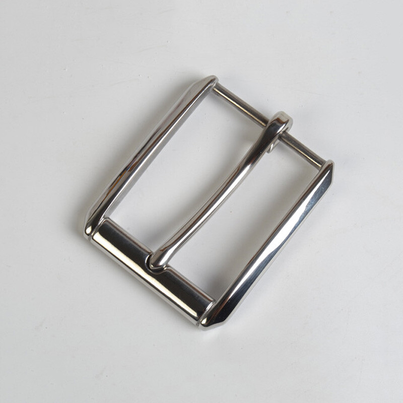 1x DIY Stainless Steel Single Prong Buckle 40mm Replacement Leather Belt Decor