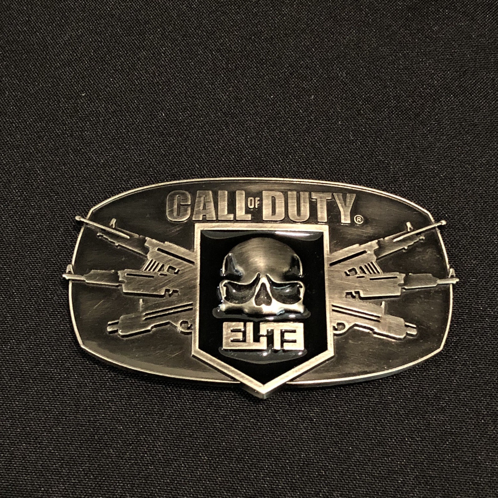CALL OF DUTY MW3 Modern Warfare Elite Black Ops II Skull CoD Game Belt Buckle