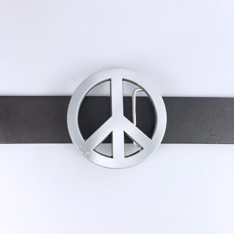 Vintage Style Peace Symbol Love Sign Belt Buckle also Stock in the US