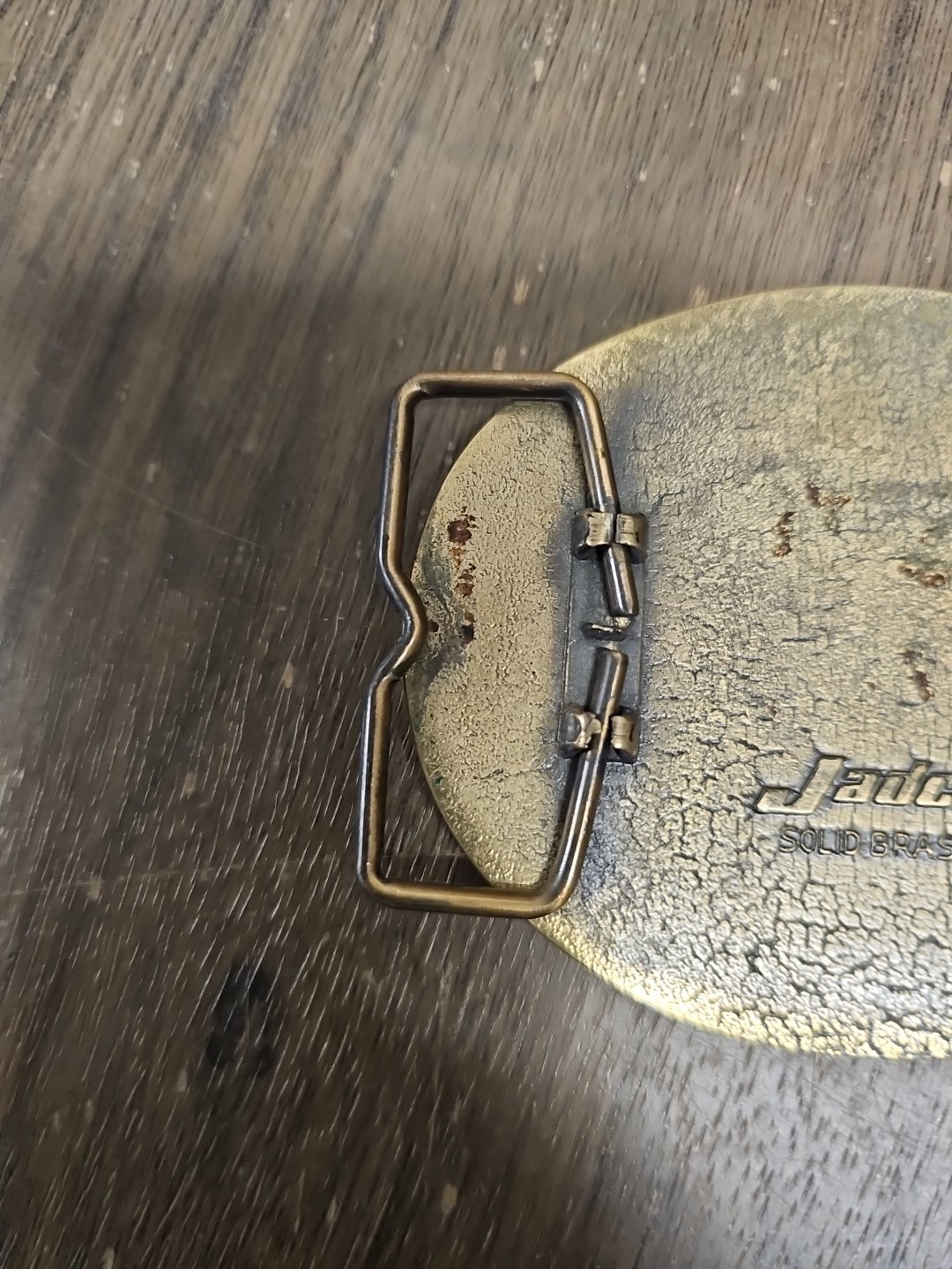 NRA Life Member Right To Bear Arms Belt Buckle Solid Brass Jadco Hunting Guns