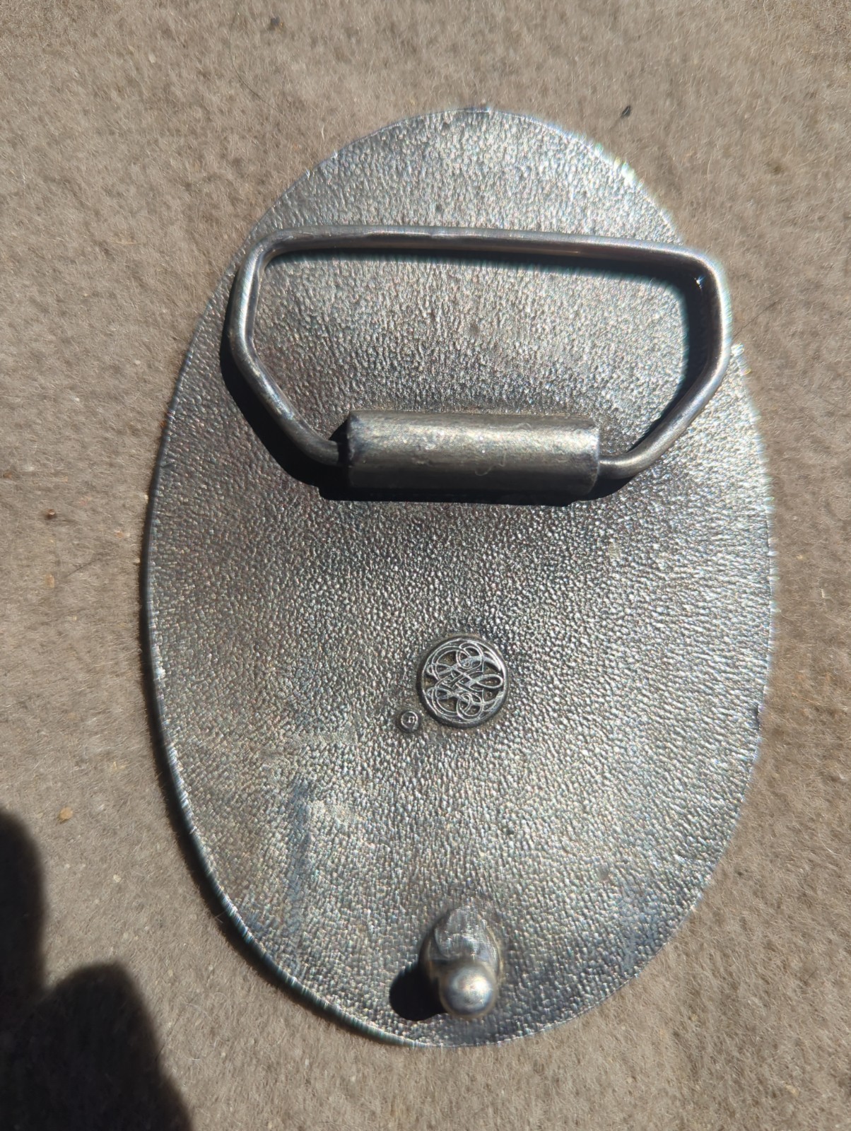 Vintage STP Corporation Belt Buckle from Level Cross NC