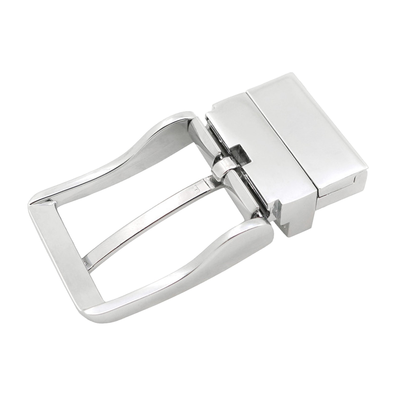 Alloy Belt Buckle Reversible for 33mm-34mm Belt for Leather Strap Classic Single