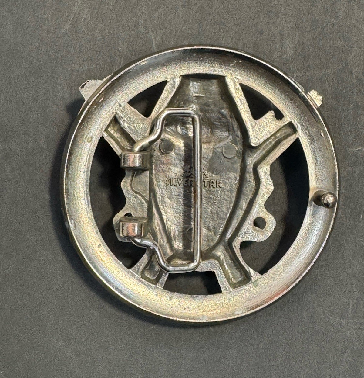 Western Cowboy Skull Head Pistol Guns Metal Belt Buckle By Silver Star 3.25”