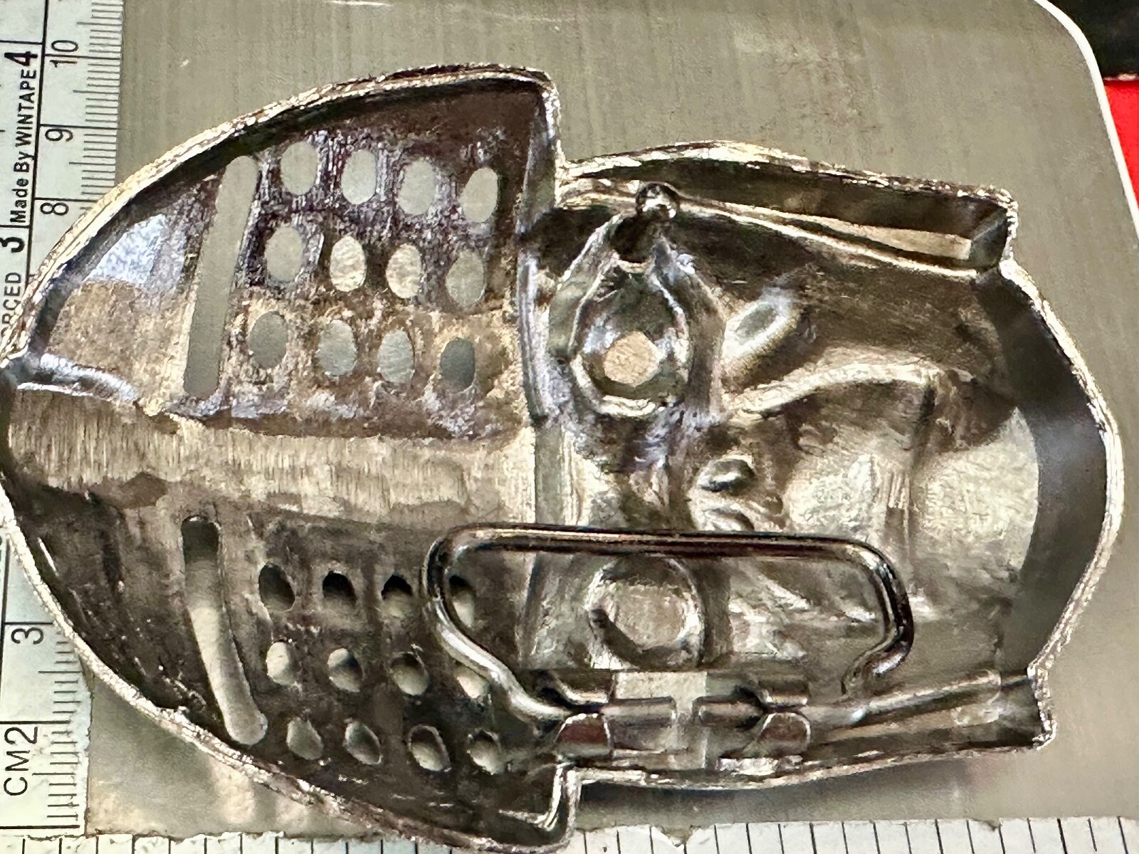 Knights Helmet & Skull Belt Buckle Medieval Armor Design Belt Buckle