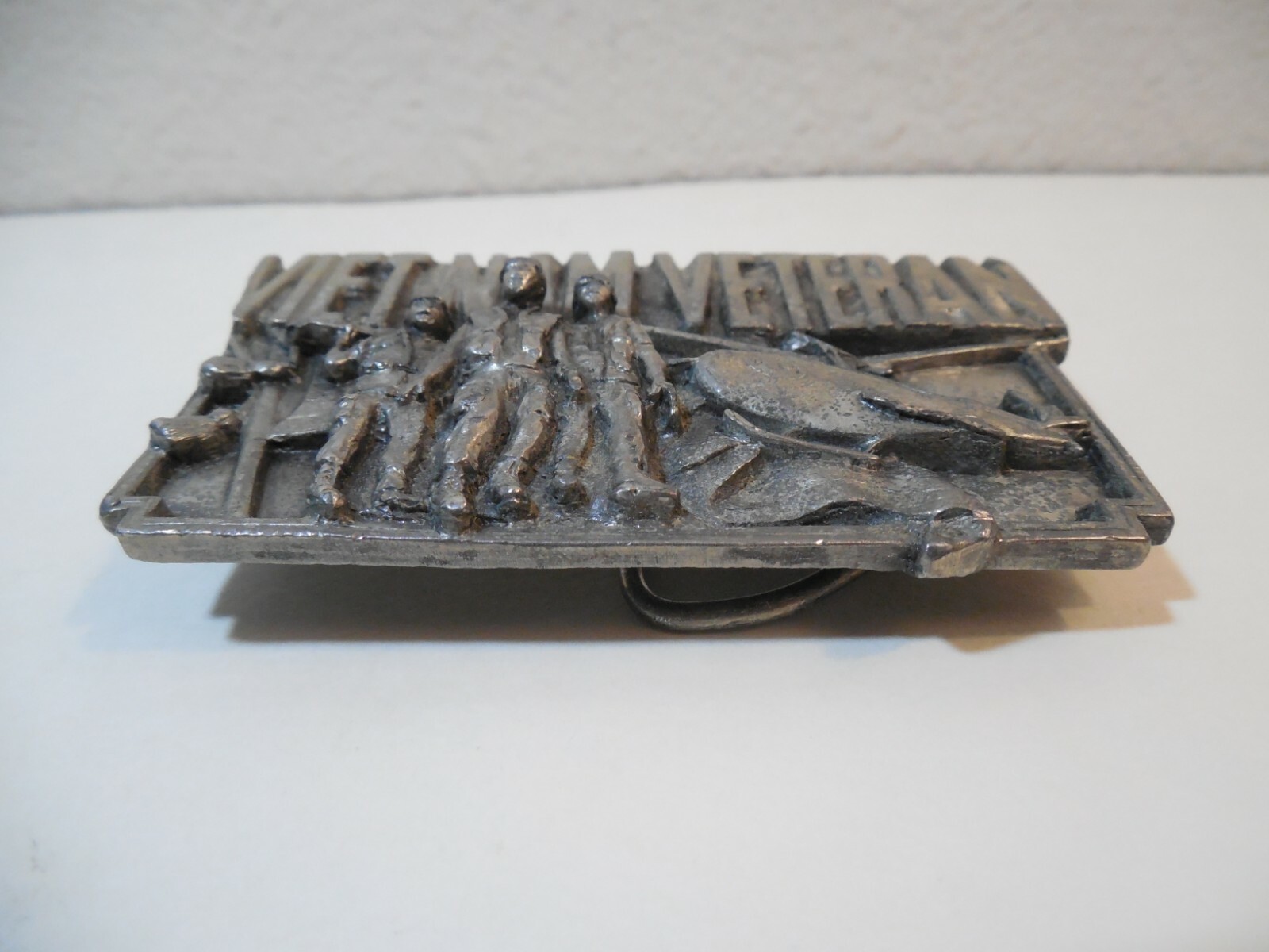 1983 Bergamot Brass Works Vietnam Veteran Belt Buckle ~ Made In USA