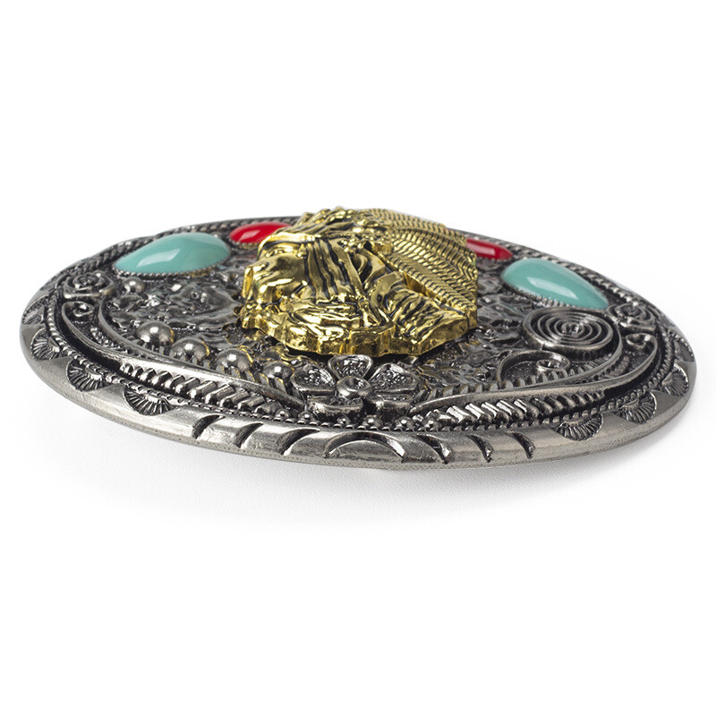 Skull belt buckle for men&rsquo;s Western cowboy motorcycle riding
