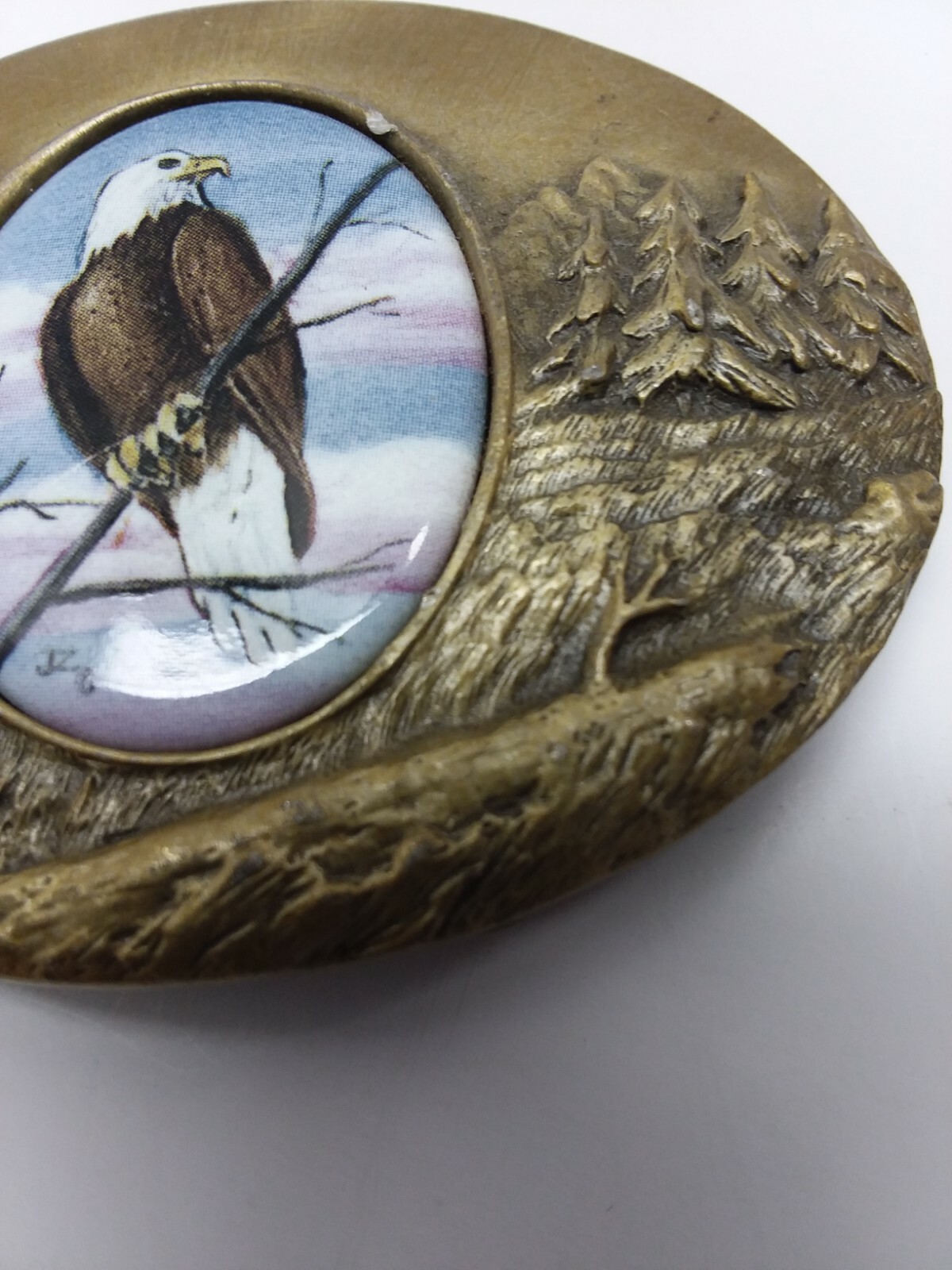 Artistic lnpression EAGLE belt buckle designed by Julie Zsupnik, 2004