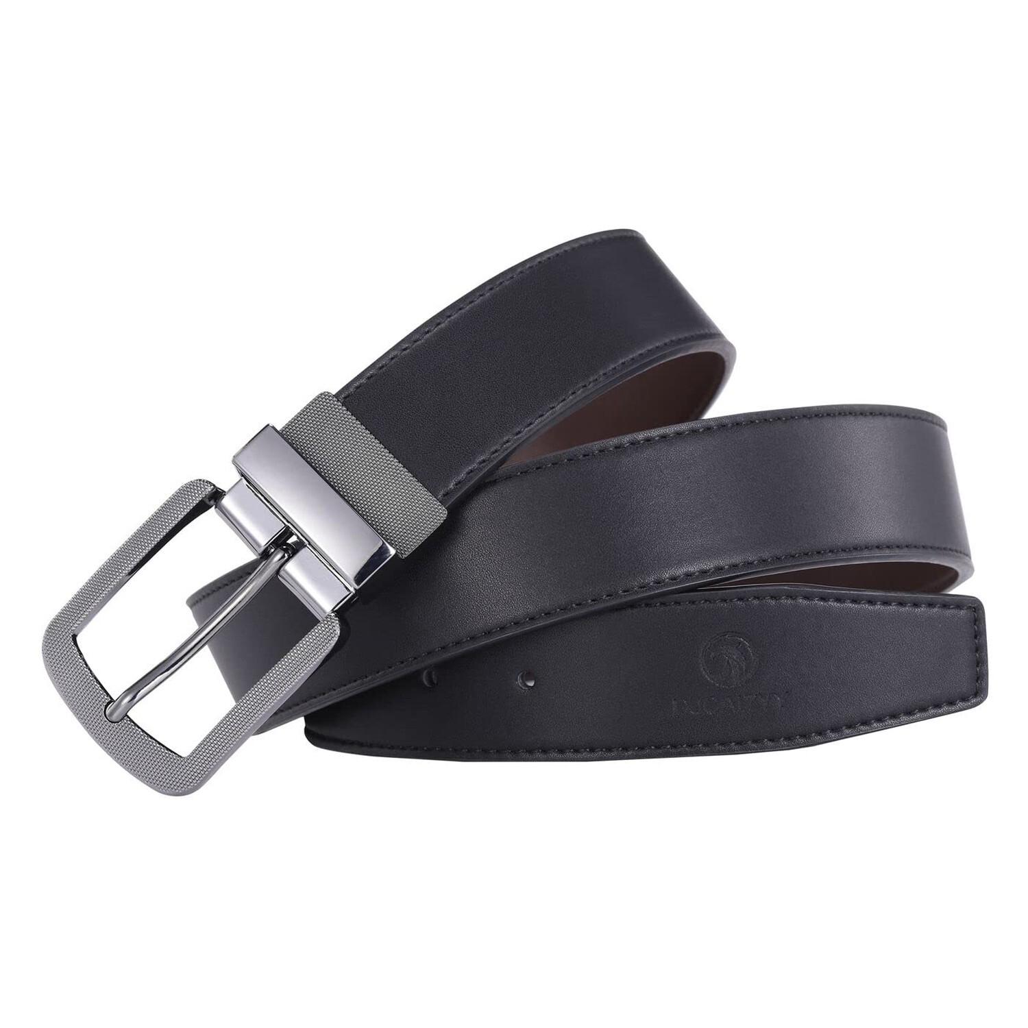1.5&Prime; (38mm) Reversible Belt Buckle Replacement Belt Buckle Heavy Duty Gun Black