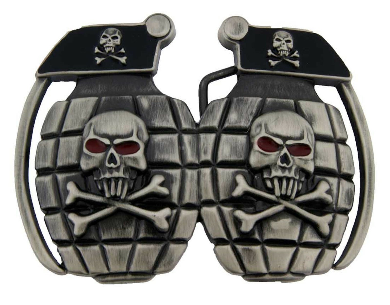Hand Grenade Belt Buckle USA Military Army bomb Seal Navy Weapon Goth Tribal New