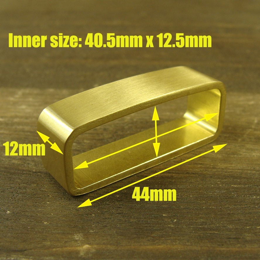 Solid Brass Single Tongue Pin Hippie Belt Buckles for 38mm width belt XH109