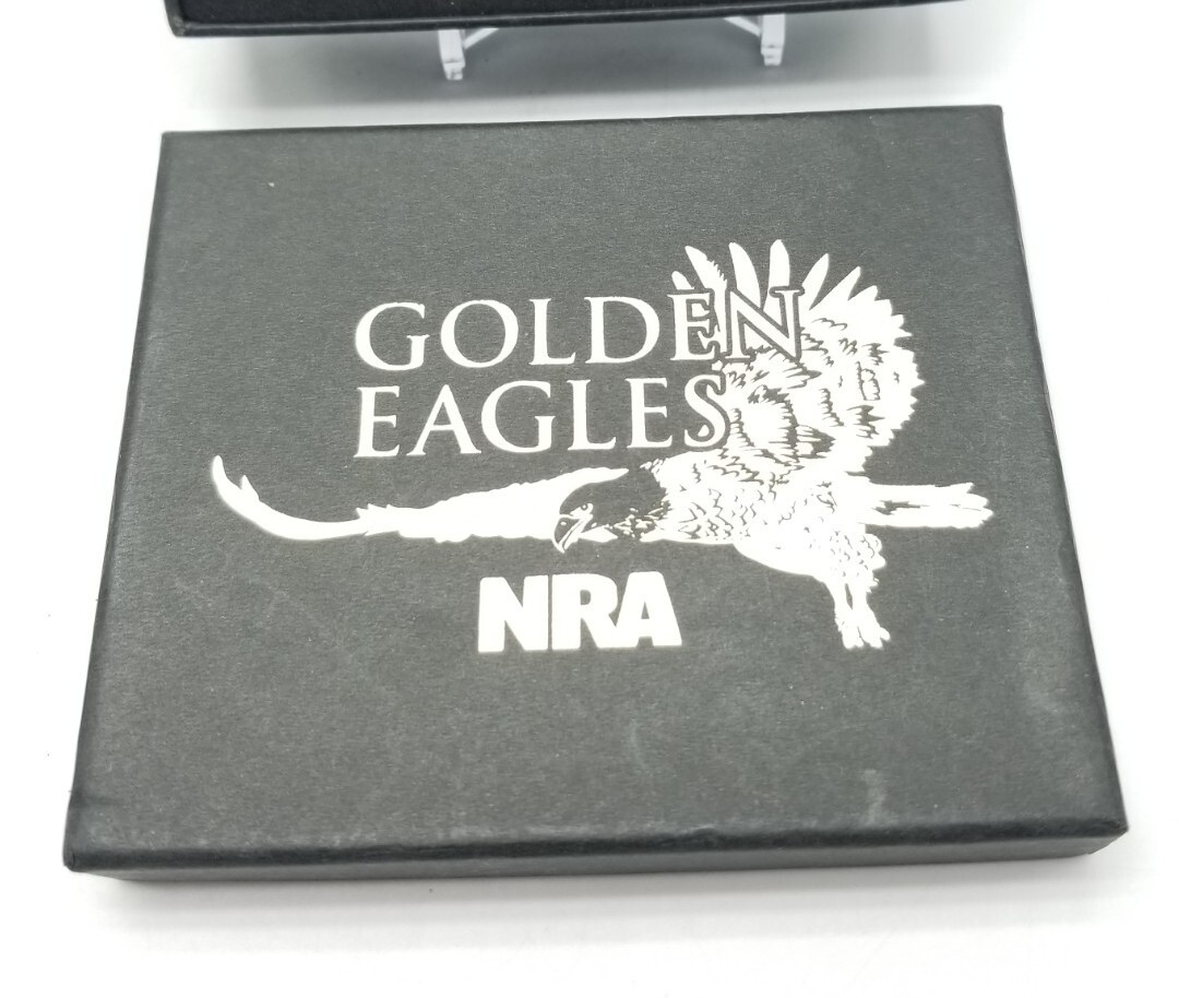 NRA 2013 Golden Eagles Limited Edition Belt Buckle With Box NEW No papers