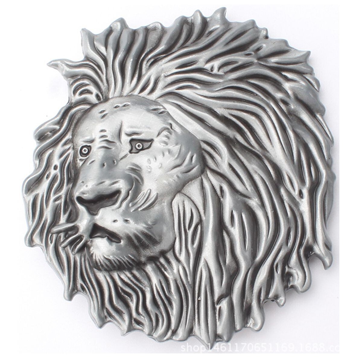 Lion Belt Buckle Western Cowboy Native American Motorcyclist (HLN-04-S)