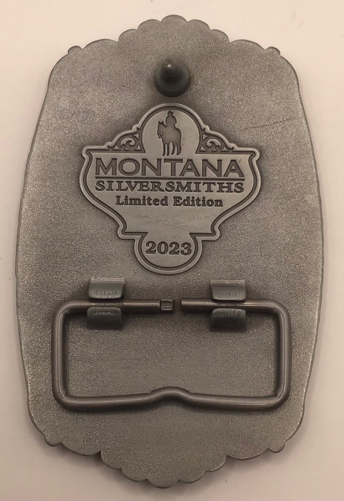 2023 Pendleton Whisky Let&rsquo;er Buck Limited Montana Silver Smiths belt buckle