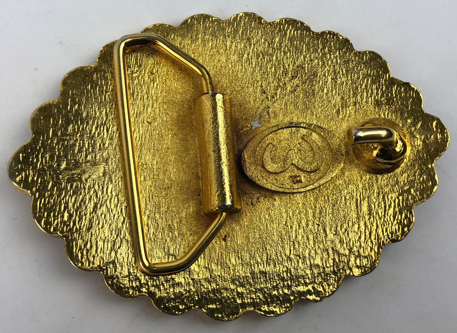 Liberty Bell 200 Years Ago Men’s Belt Buckle Beautiful Gold Finish 3.75&Prime; x 2.5&Prime;