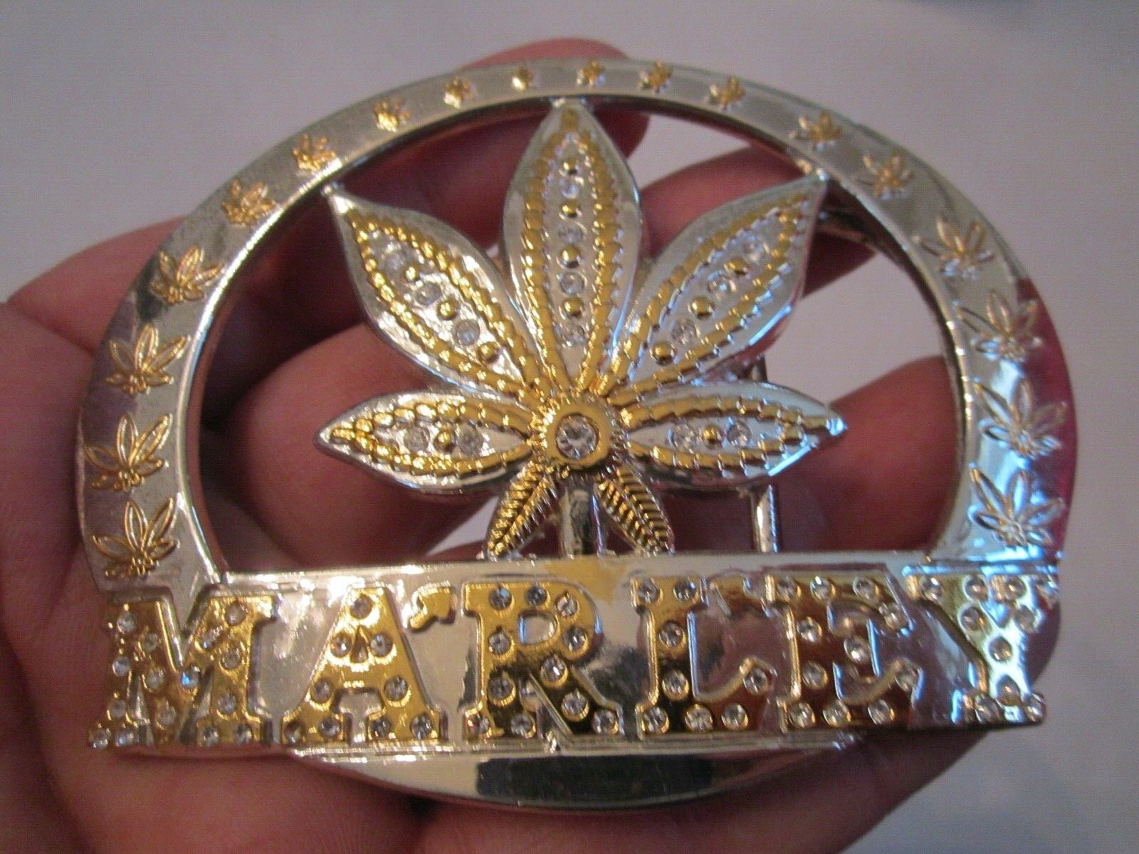 BOB MARLEY BELT BUCKLE WITH CRYSTALS – GW-13