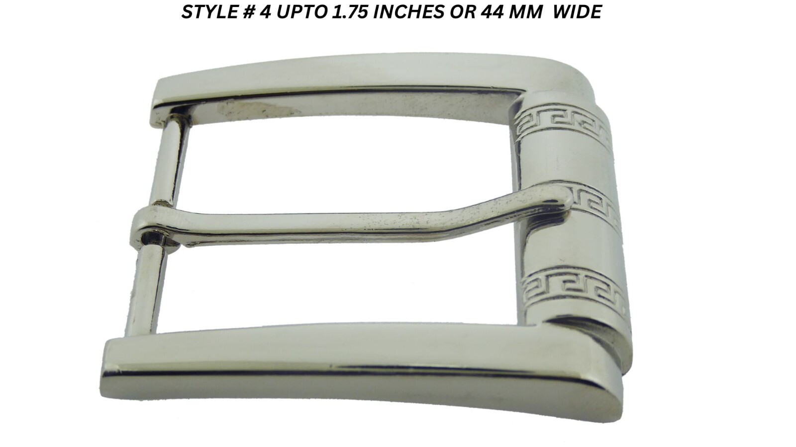 Pin Belt Buckles for Men&rsquo;s Fit 1.50″ inch 40mm Belt Silver Stainless Steel prong