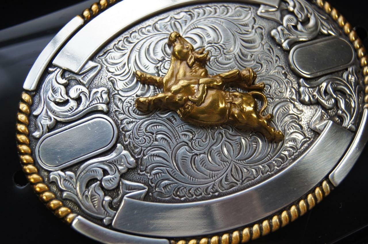 CRUMRINE Belt Buckle BULL RIDER M&F Western 38622