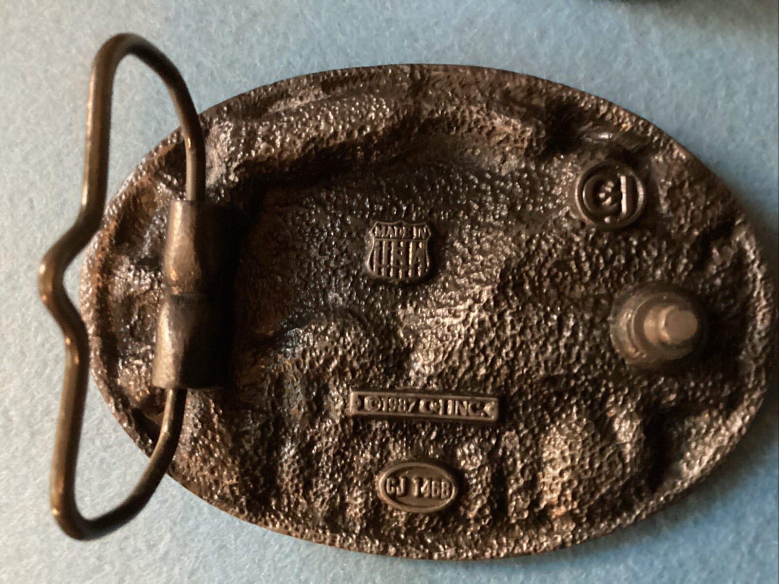 C+J Inc.Vietnam Vet,Forgotten Hero, Belt Buckle.very Nice Condition