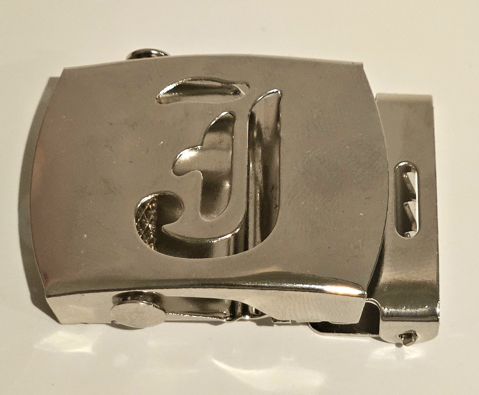 Old English Initial Belt Buckle A To Z Silver Metal Letter Buckle Only