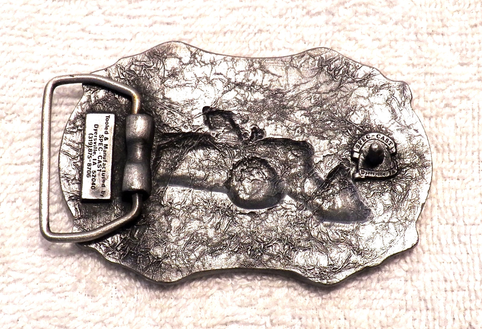 CLASSIC BELT BUCKLE DRESSER PAYLOADER EQUIPMENT SILVER TONE SPEC-CAST BB12