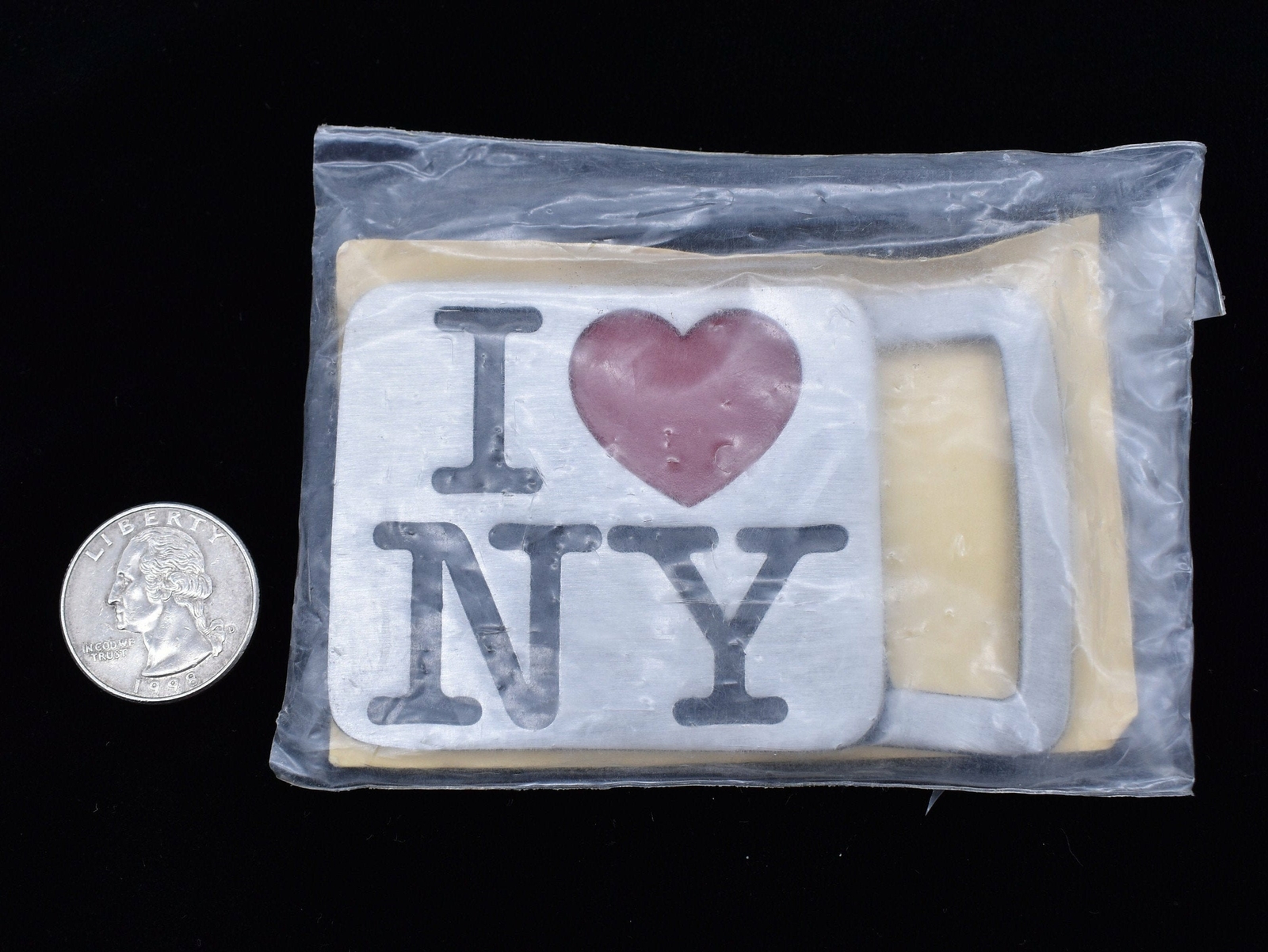 Classic Original 1980s I Heart/Love New York Original Sealed Vintage Belt Buckle