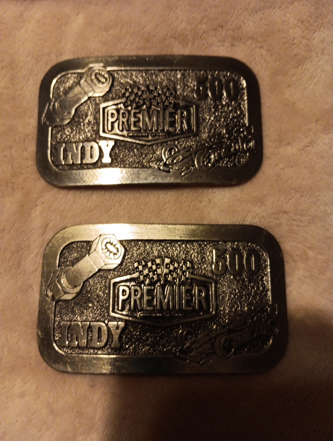 New Vintage Indy 500 Belt Buckle Premier
