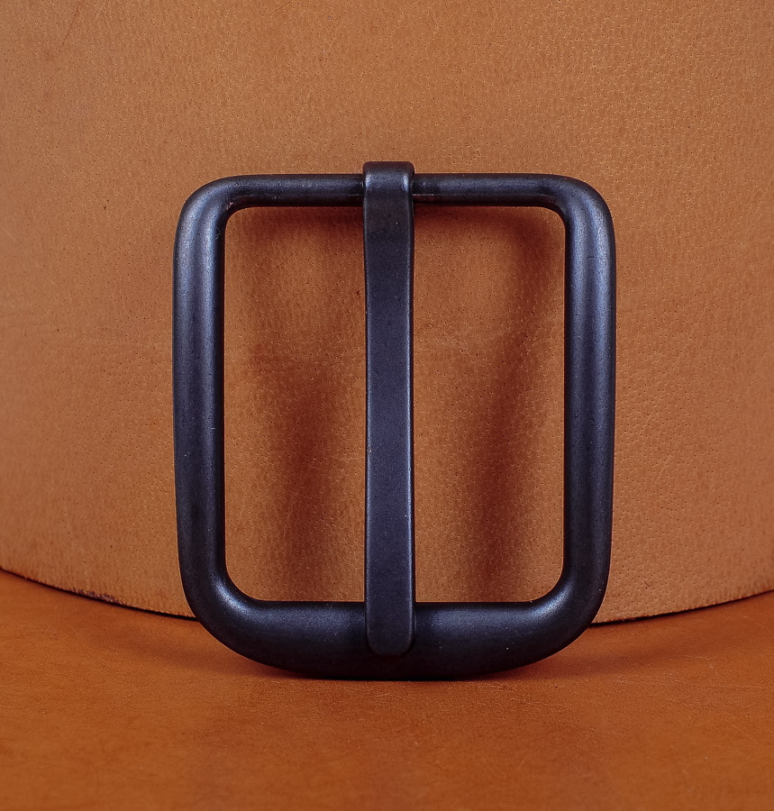 Alloy Pin Single Prong Clip Rectangular Buckle for Men Leather Belt Spare 4cm