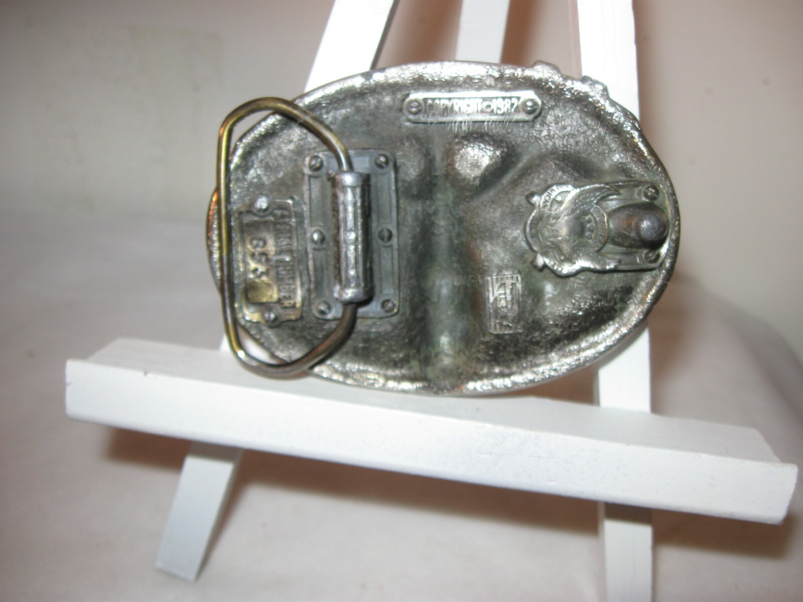 Mechanic Tradesman Bronze Plated Metal Belt Buckle