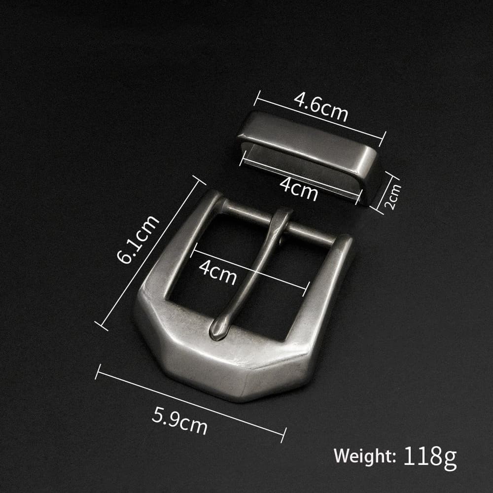 Vintage Steel Belt Buckle Retro Square Frame Hardware Clothing DIY Accessory
