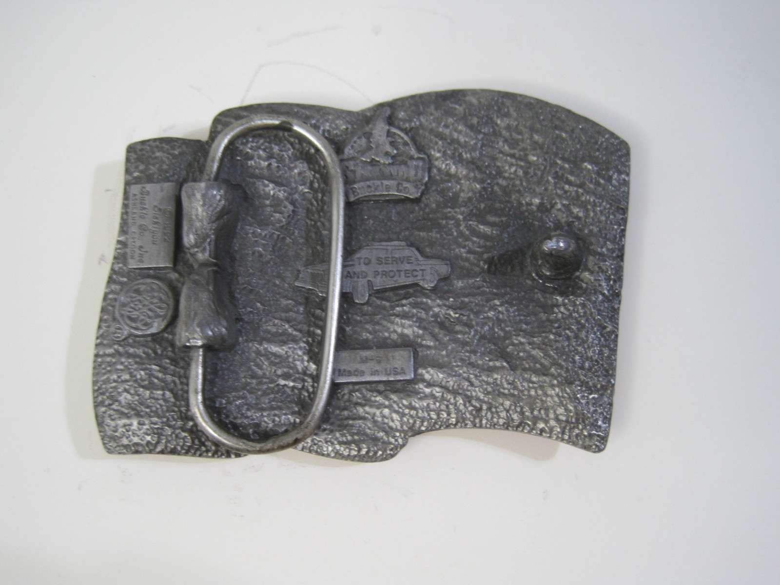 American Lawman Belt Buckle 1992 Siskiyou Buckle Co. – approx. 3.25&Prime; x 2.5&Prime;