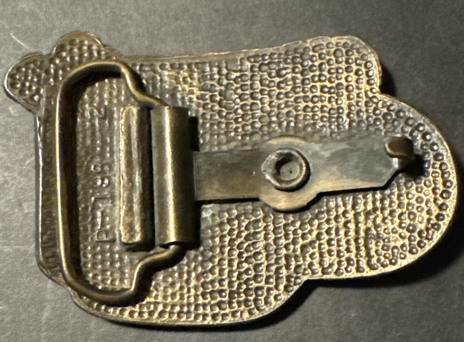 Vintage Gold Tone Bluegrass Guitar Banjo Fiddle Belt Buckle P-198