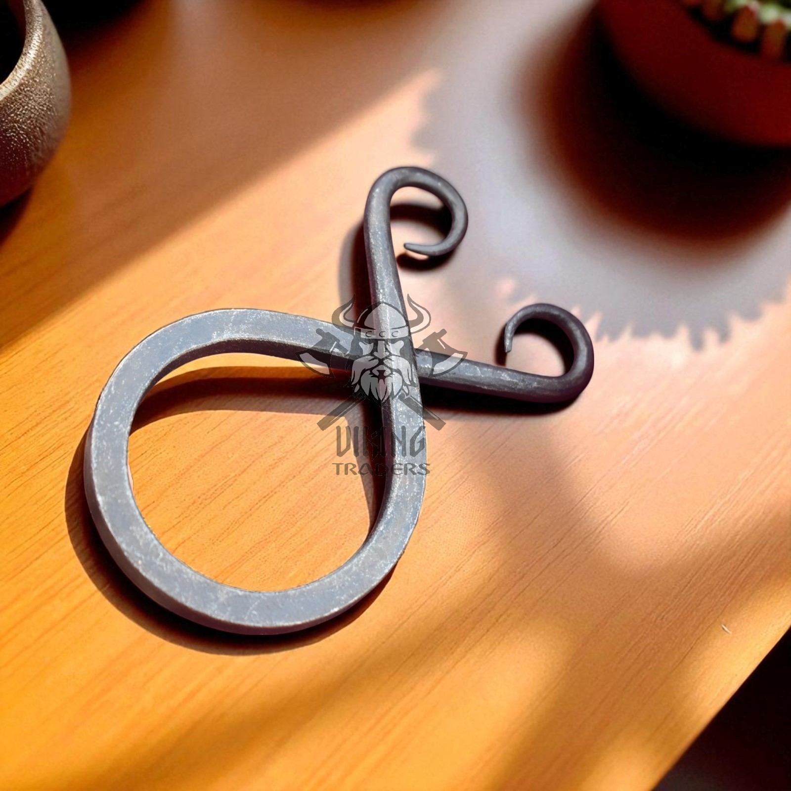 Hand Forged Medieval Troll Cross Belt Buckle – Viking Norse Iron Art Accessory
