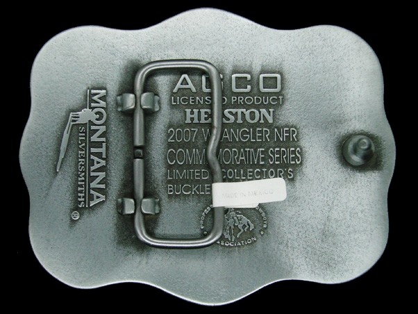 UD17167 *NOS* NFR ***2007 NATIONAL FINALS RODEO*** HESSTON COLLECTOR BELT BUCKLE