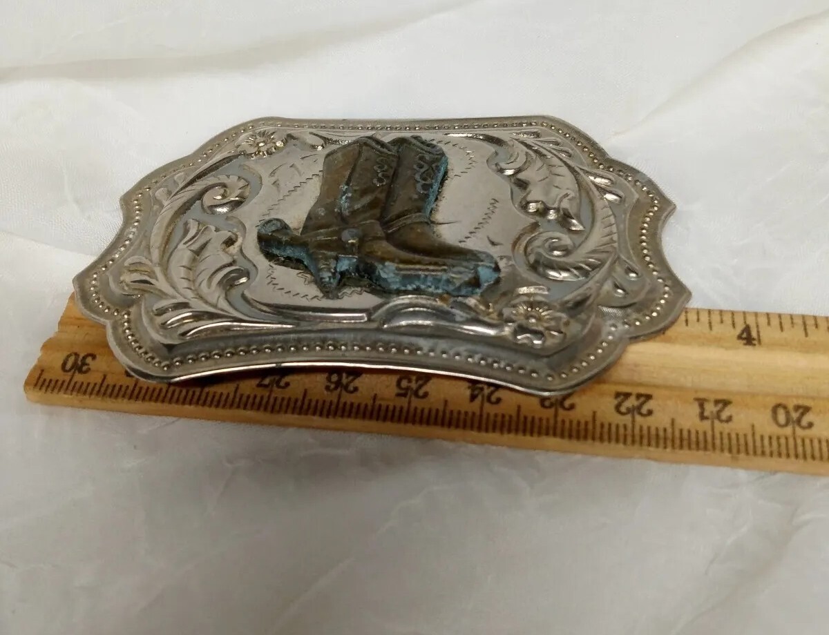 Cowboy Boots Belt Buckle