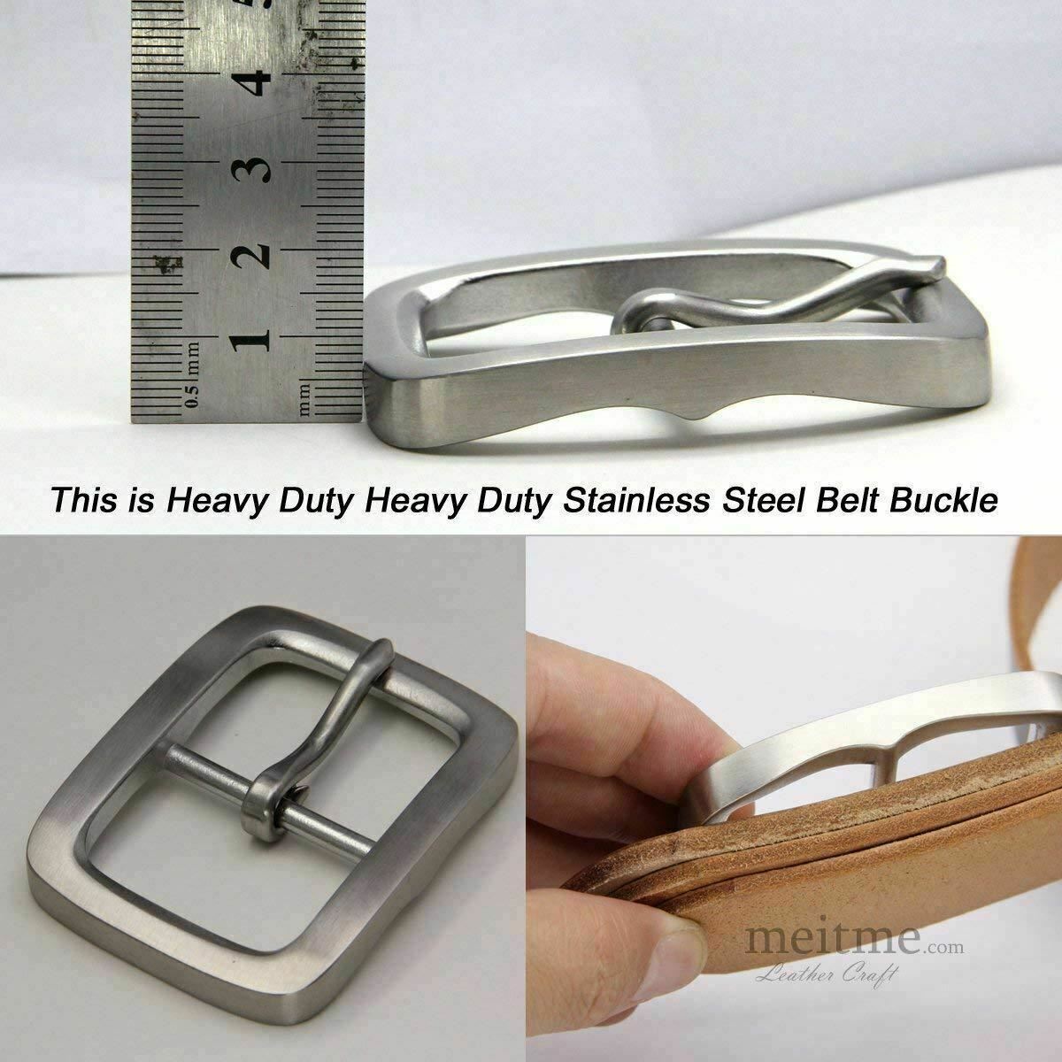 1.5 in Stainless Steel Belt Buckles Men&rsquo;s/Women&rsquo;s pin Belt Buckle – 2 style kit