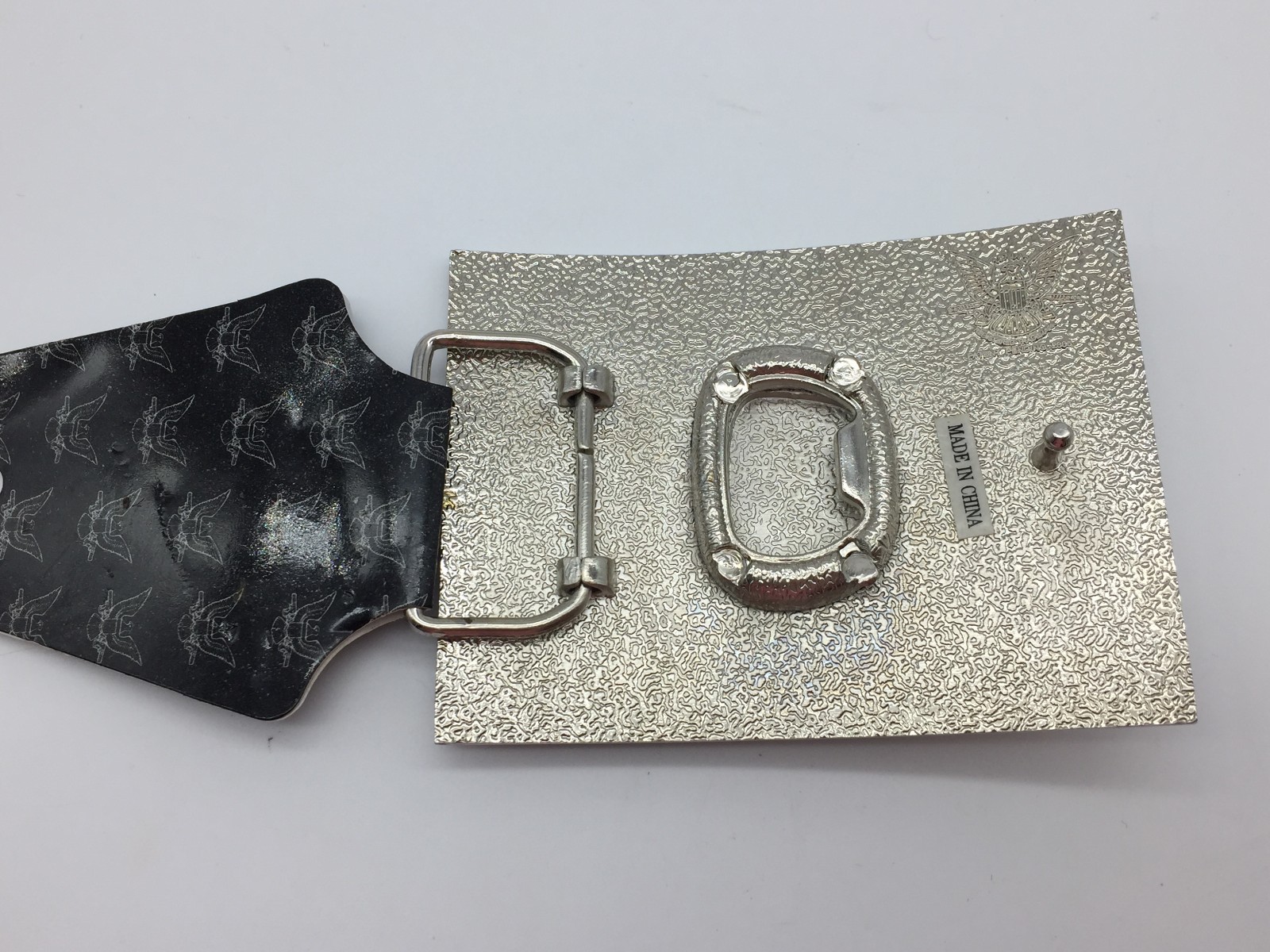 187 Inc Belt Buckle Orange/Yellow/Sliver