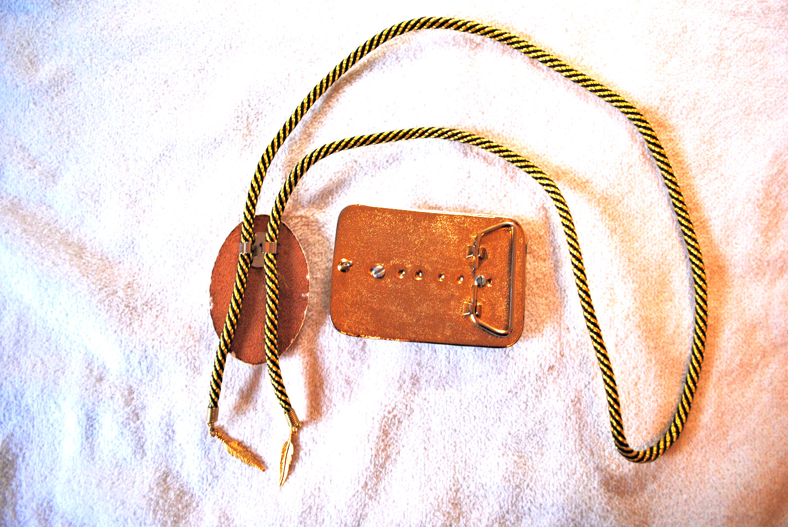 Western Belt Buckle and Bolo