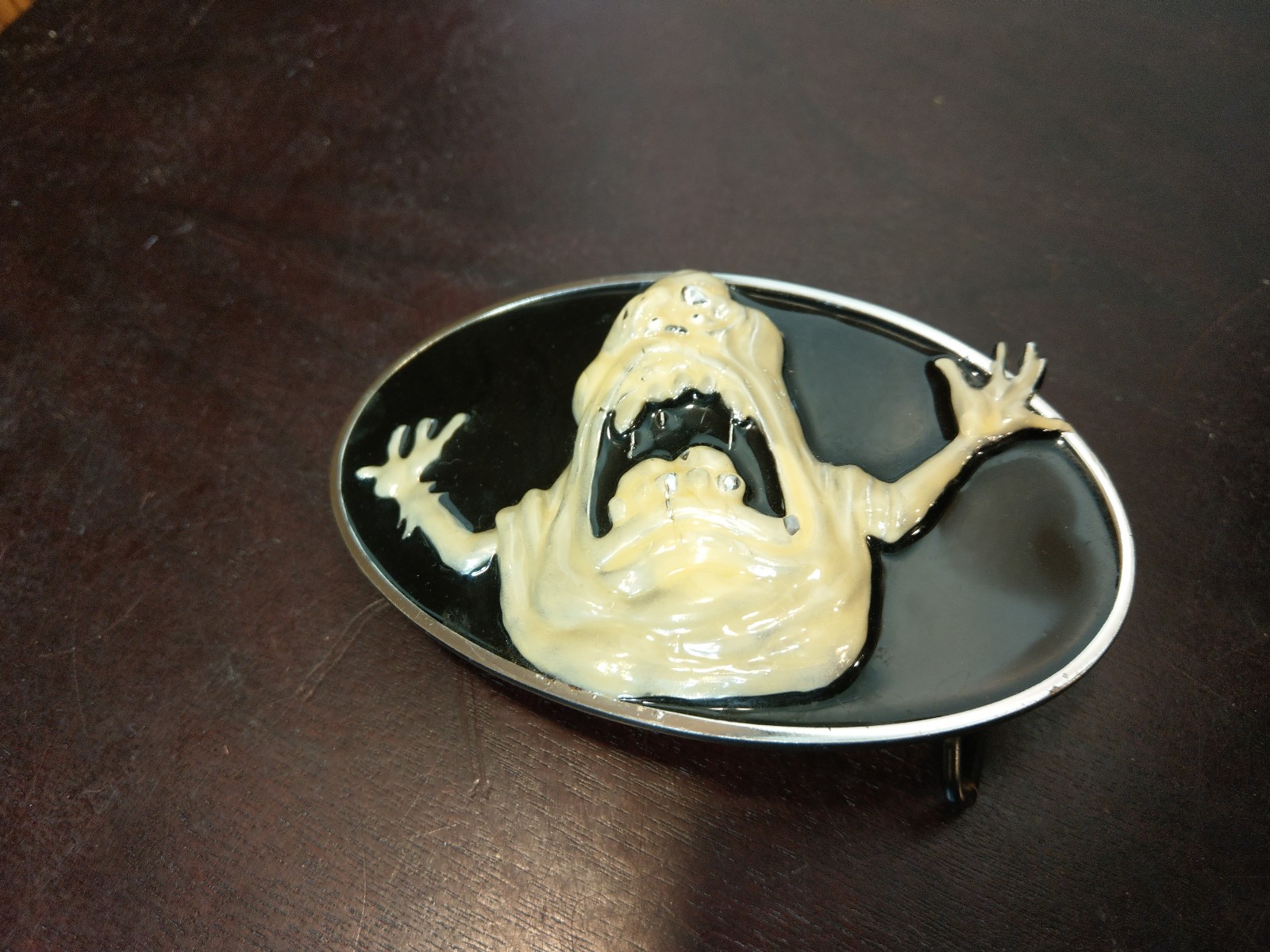2010 Ghostbusters SLIMER Ghost 3D Belt Buckle Glow-In-Dark RARE