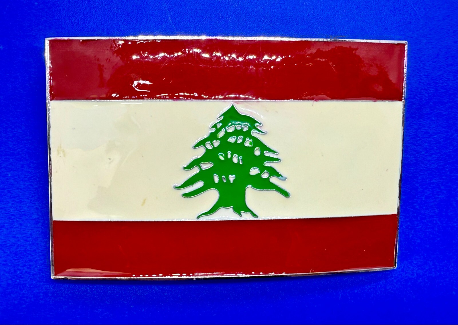 Lebanon Lebanese Liban National Flags Middle East Flag Belt Buckle