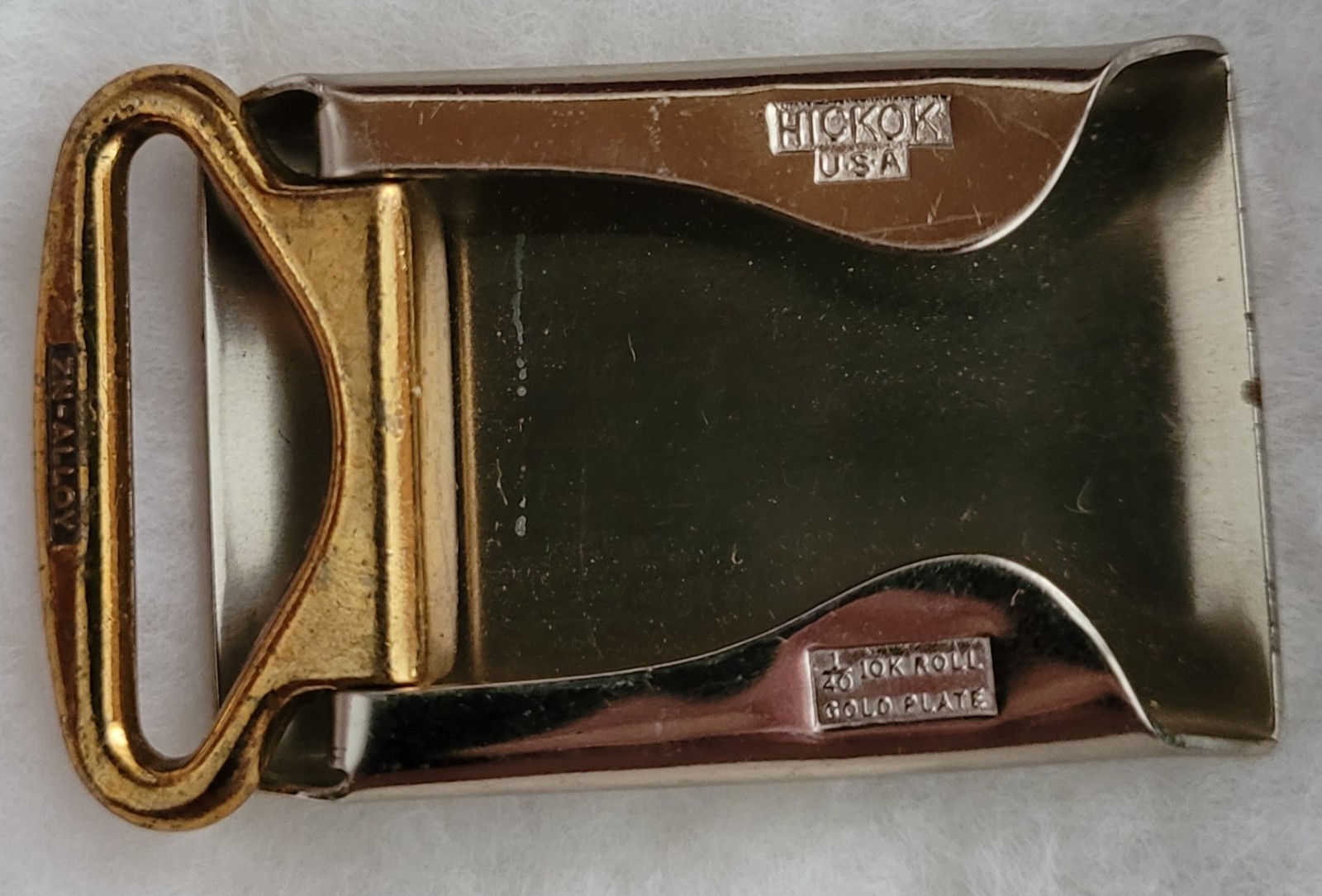 Belt Buckle 1940s art deco period Hickok « P » monogram. See Description